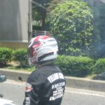 バイクヘルメットに装着！！のイメージ