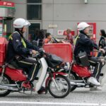 熱中症対策　JP 郵便配達用ヘルメットの方々に　!のイメージ